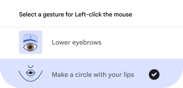 Illustration depicting how to activate the Chromebook Face control feature.